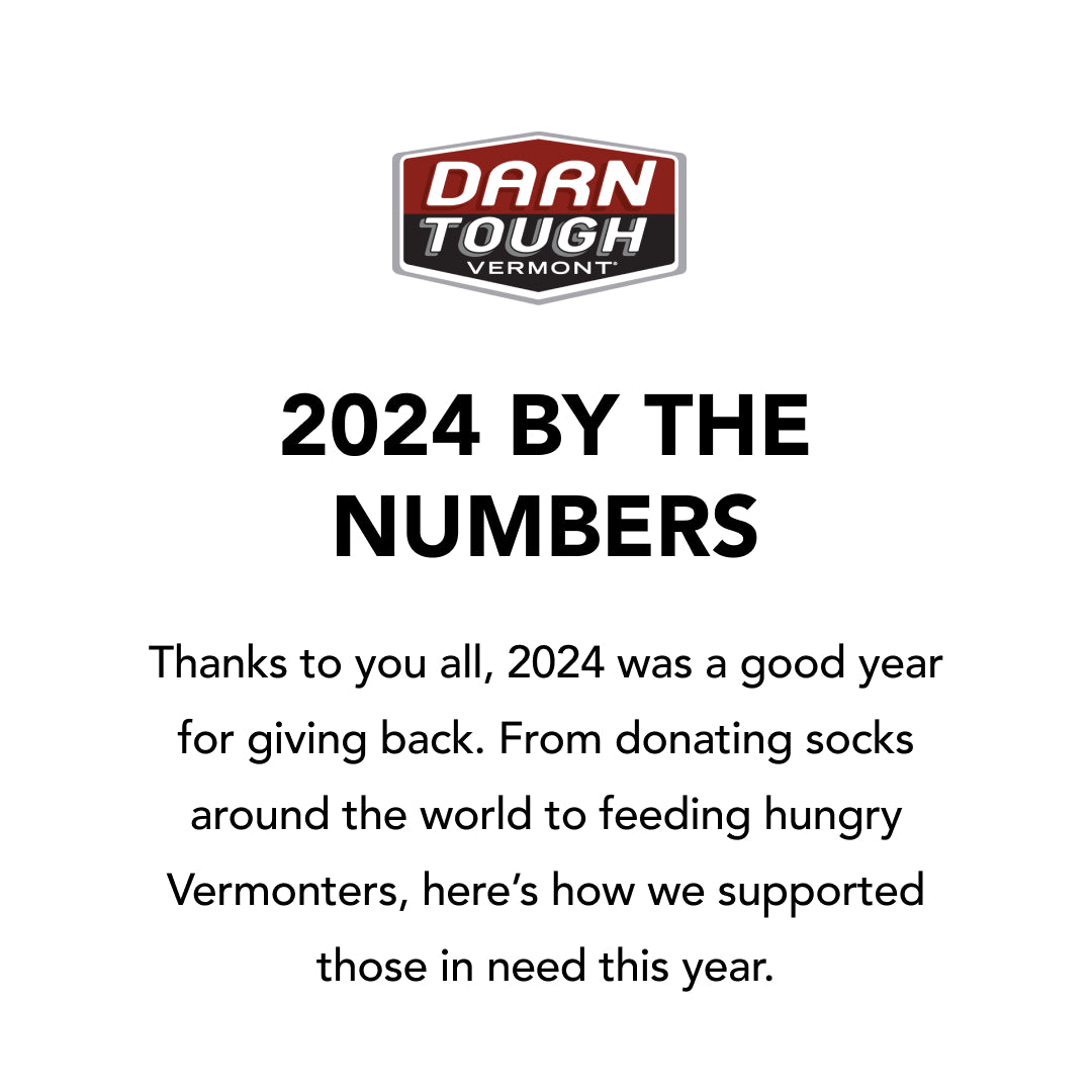 2024 by the numbers. Thanks to you all, 2024 was a good year for giving back.