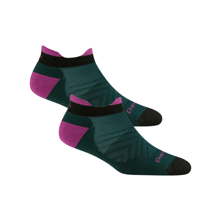 Bundle image of two 1047 No show run socks in Pine