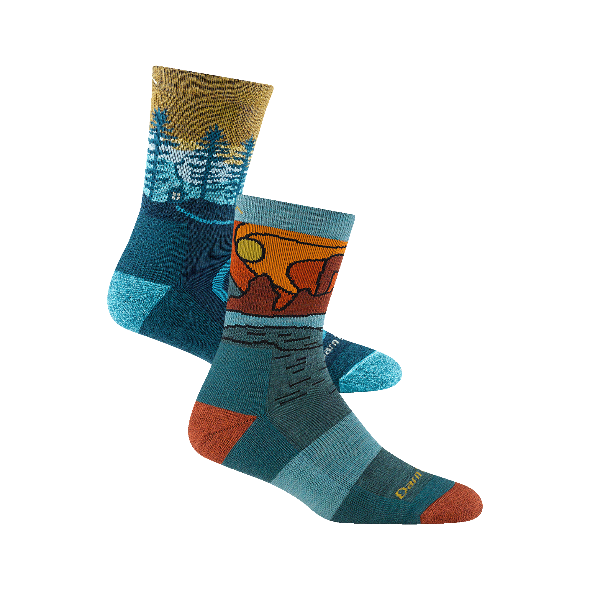 Bundle Image of the 5013 in dark teal and the 5023 in teal