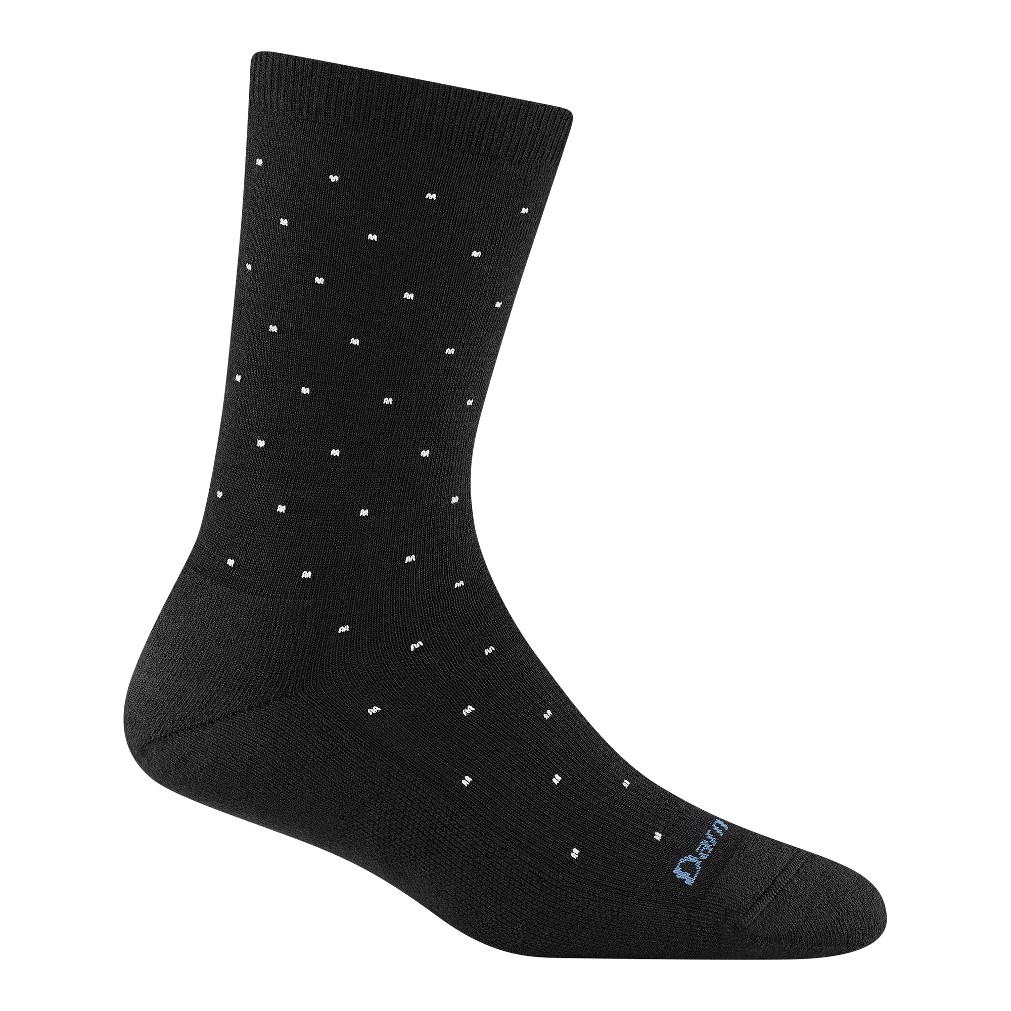 Women's Pin Drop Crew Lightweight Lifestyle Socks | Black | M