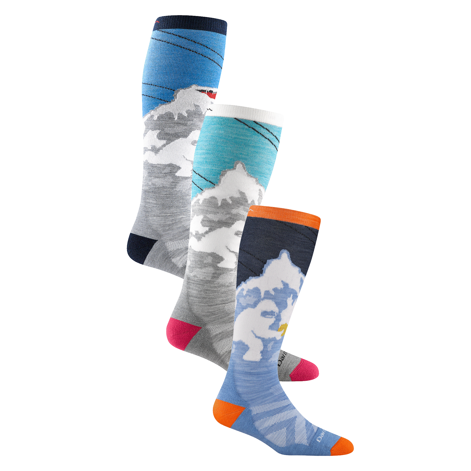 Thee pack bundle image one of the men's heady yeti women of the women's yeti and one of the little yeti