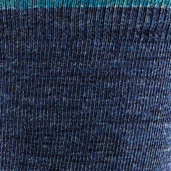 Close up look at the knit of one of our solid socks for casual and dress wear
