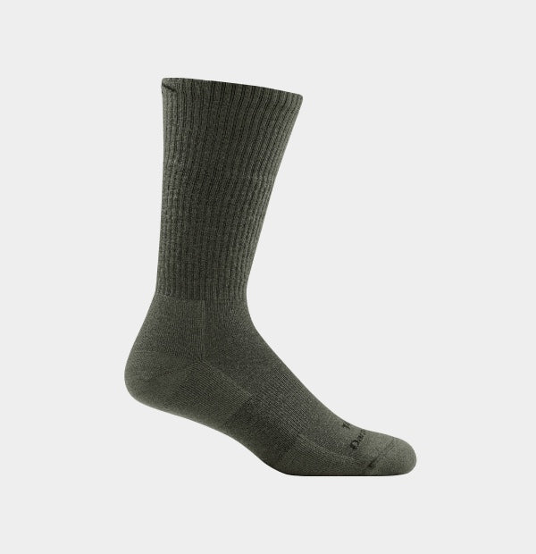Boot height military and tactical sock in regulation green