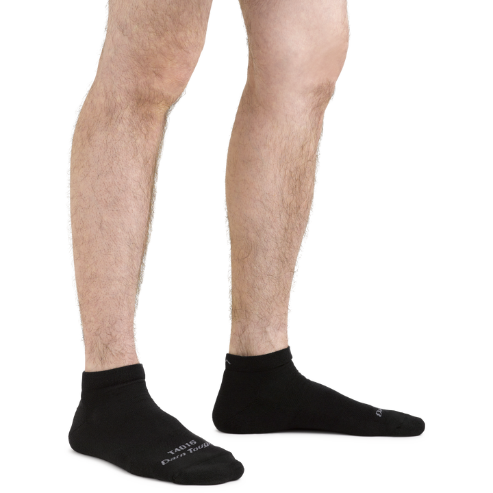 T4016 no show tactical socks on foot