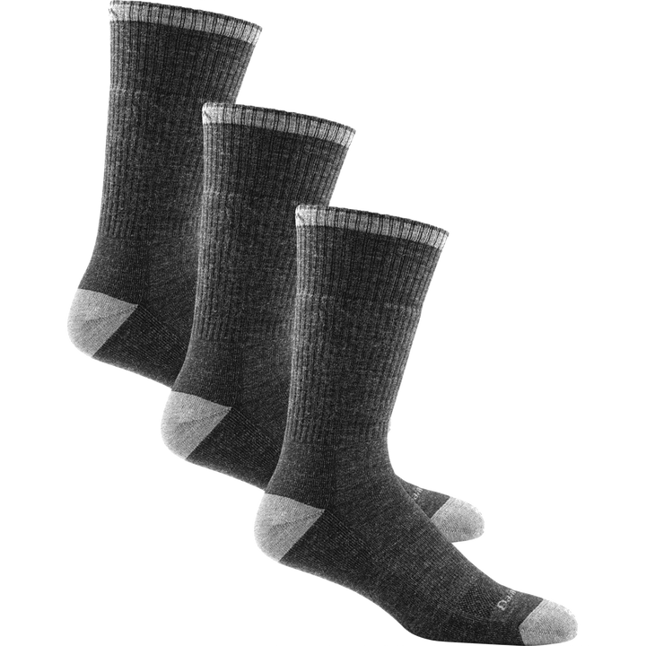 3 pack bundle shot of the men's 2001 john henry boot work sock in gravel