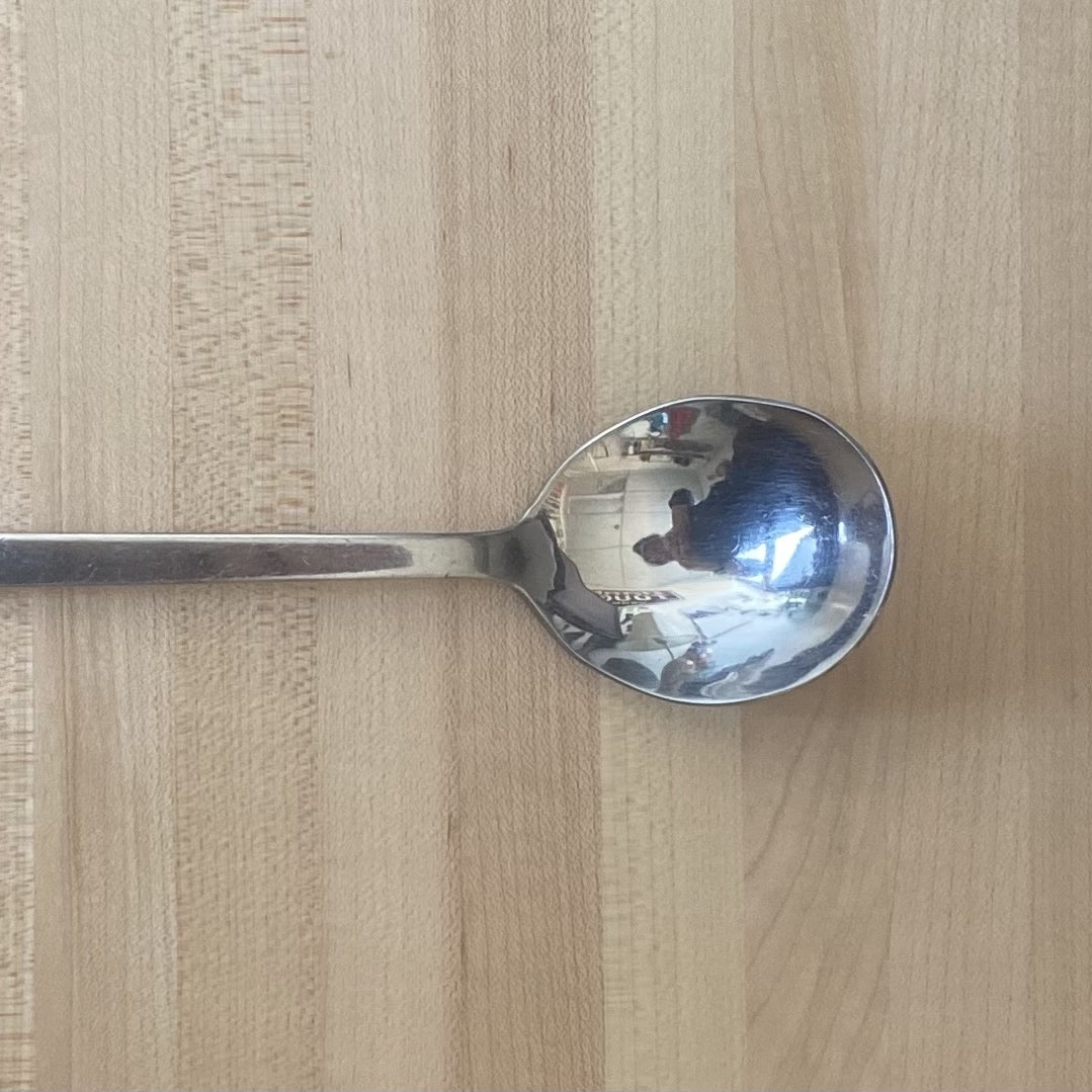 An example of the perfect spoon for hiking and camping