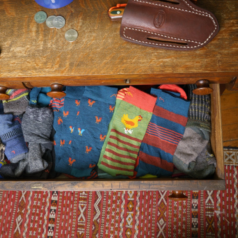 Darn Tough Socks looking might fine in a sock drawer