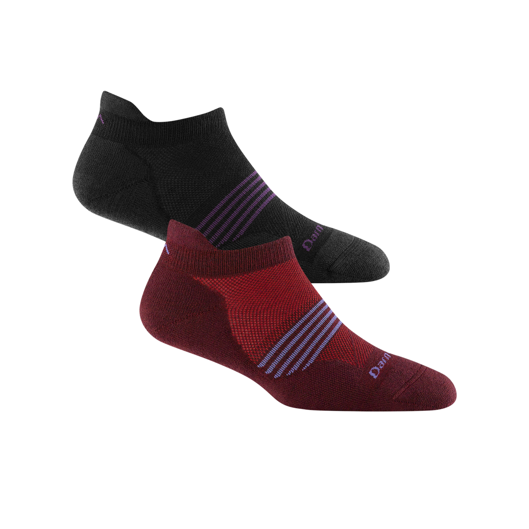 Bundle image of the 1112 in black and in burgundy