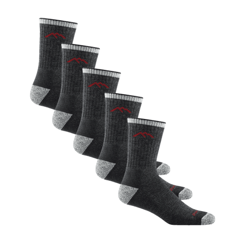 Men's Hiker Midweight Micro Crew 5-Pack – Darn Tough