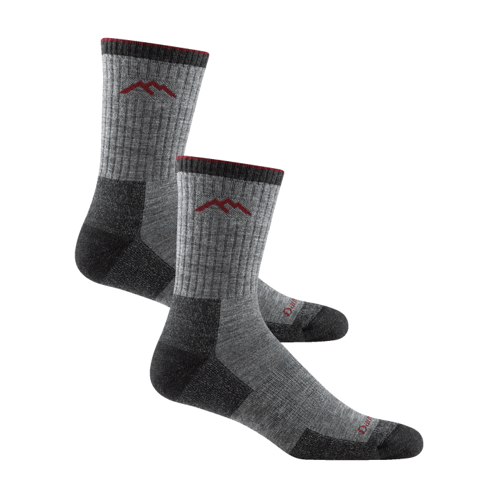 bundle image of 2 pairs of the 1466 micro crew hiker in charcoal