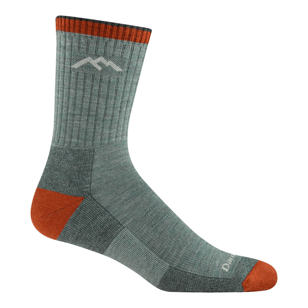 1466 Micro Crew Limited edition colorway sage featuring orange toe/heel mint logo and green body