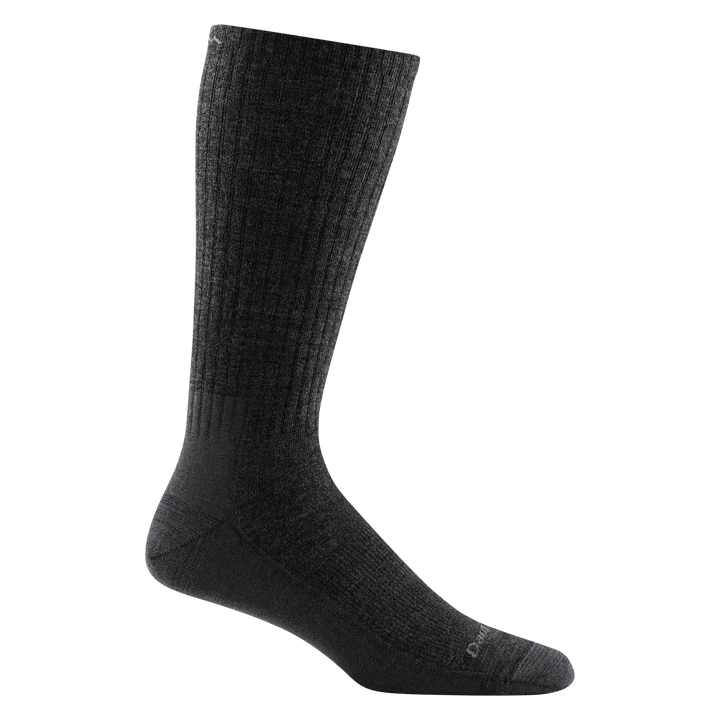 1474 men's the standard mid-calf lifestyle sock in color charcoal with light gray darn tough signature on forefoot