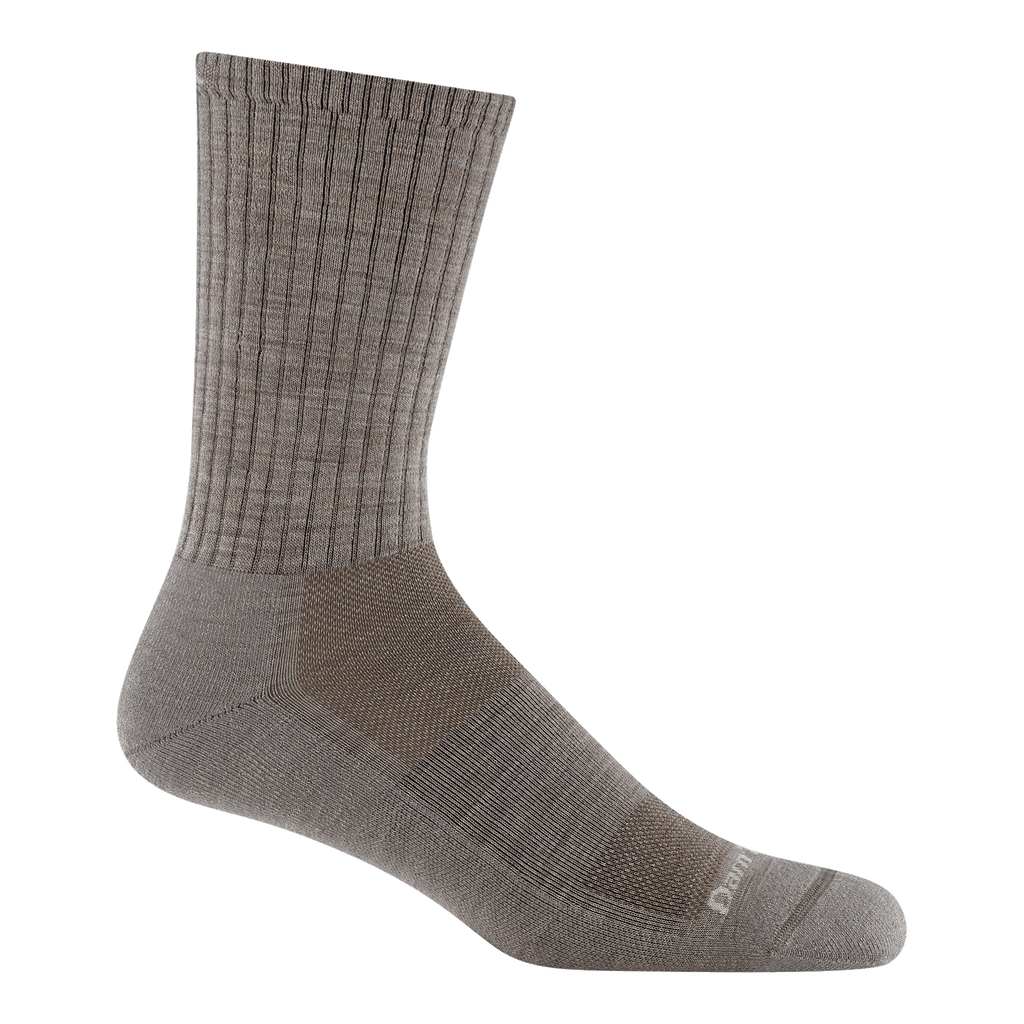 Men's The Standard Crew Cushioned Lightweight Lifestyle Socks | Rye | M | Merino Wool