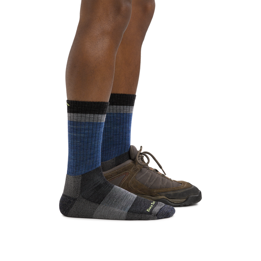 Men's Heady Stripe Micro Crew Hiking Socks Darn Tough