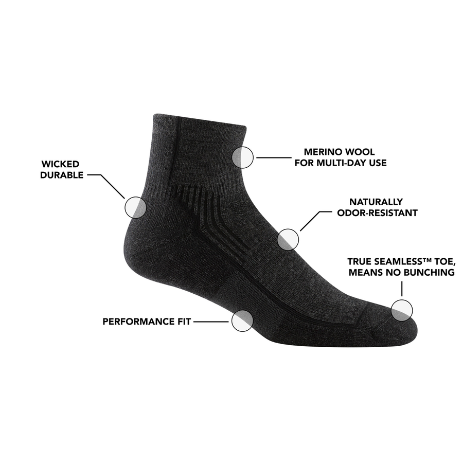 Men's Quarter Hiking Socks – Darn Tough