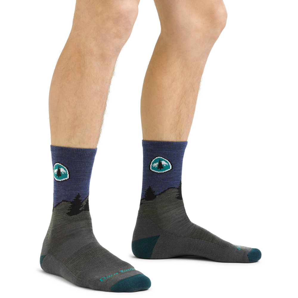 PCT Hiking Socks in Forest on foot