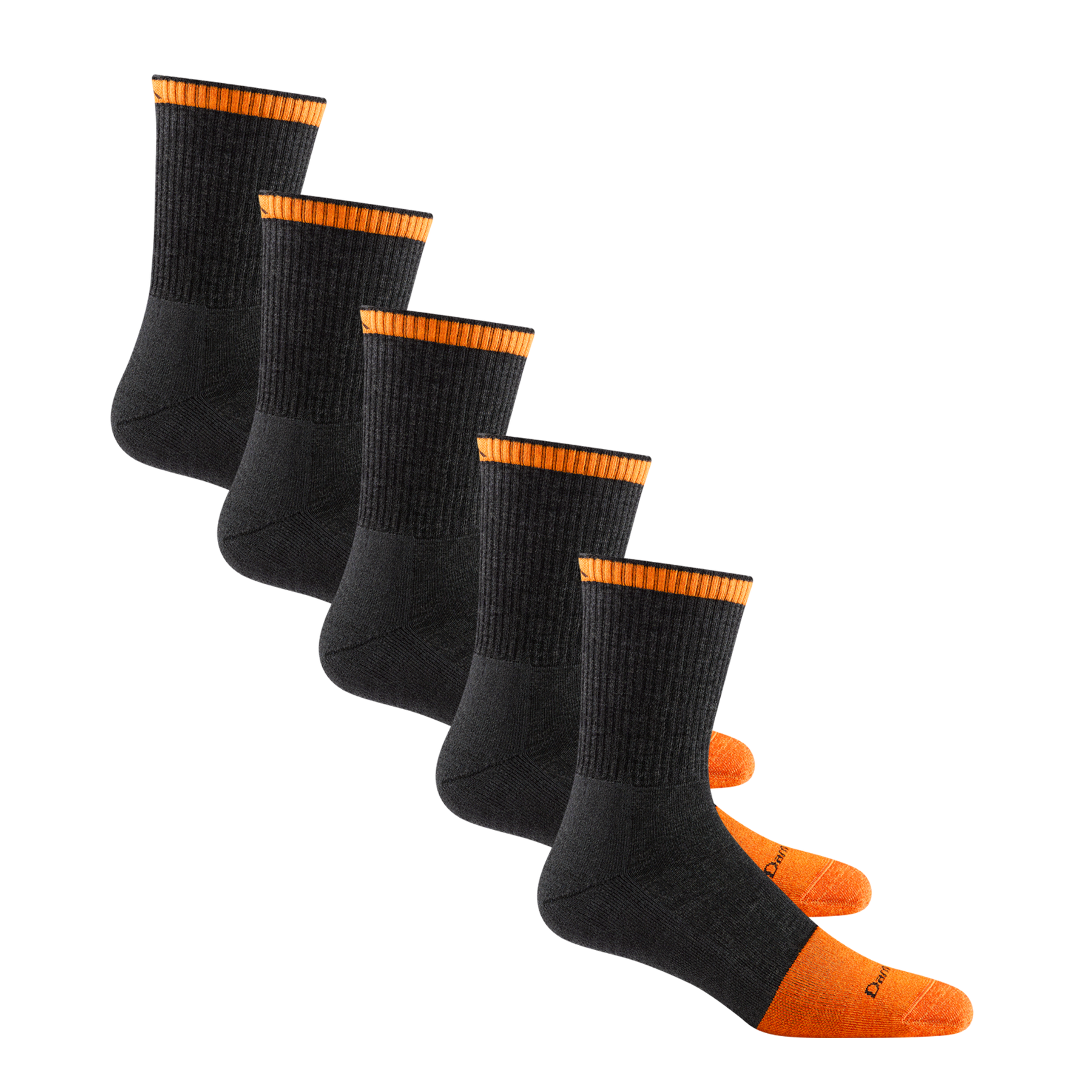 darn tough Men's Steely Micro Crew Sock 5-Pack