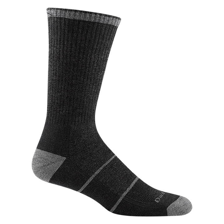 2009 men's william jarvis boot work sock in color dark gray with light gray accents and two gray stripes on forefoot