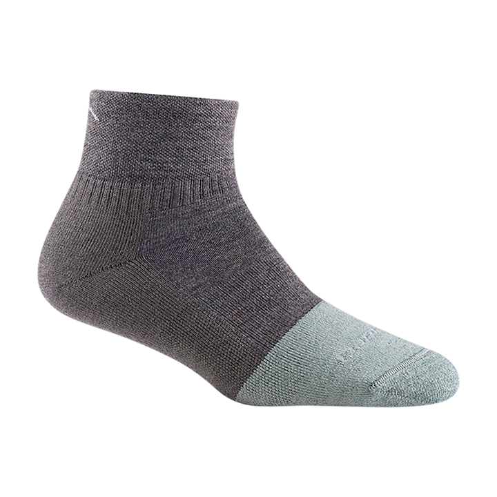 Product shot of 2016 Women's Quarter Steely Work sock in Shale