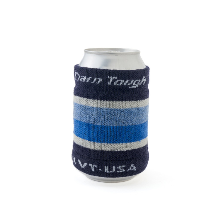 variant image of the blackberry via feratta Koozie on a can with white back ground 