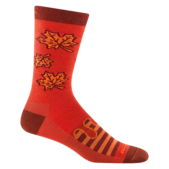  reverse 4088 sweet as syrup in color tomato, stripe Top of the foot and maple leaves on the ankle