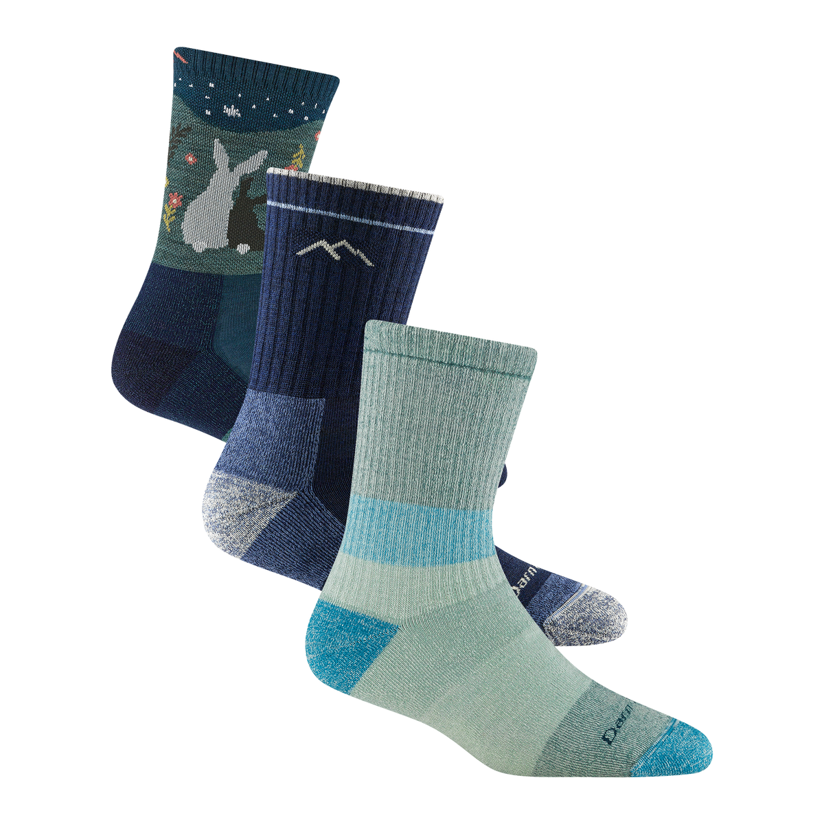 Bundle image of 3 socks the 5001 Eclipse, 1903 Eclipse and the 5011 Reed