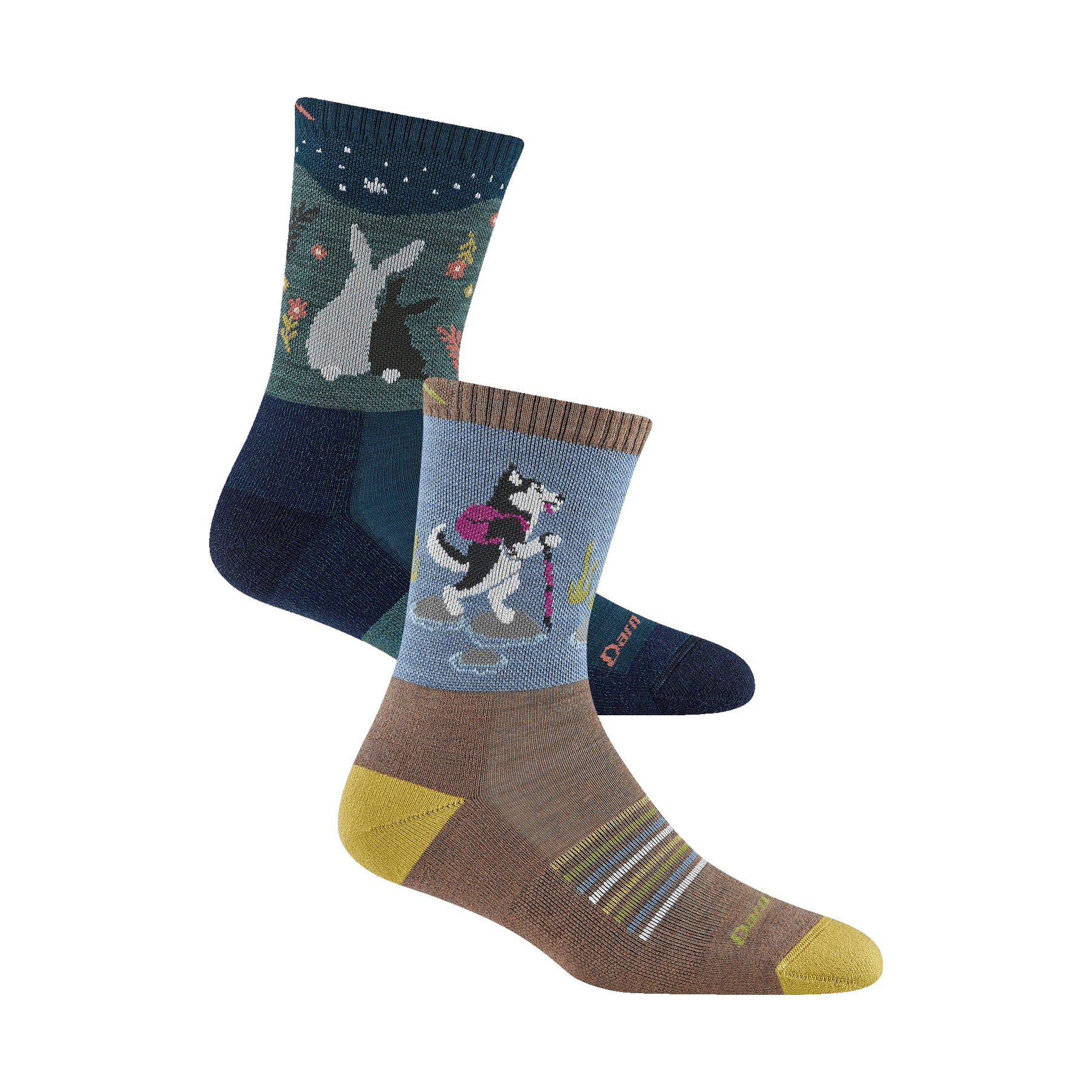 darn tough Women's Critter Club 2-Pack Hiking Socks