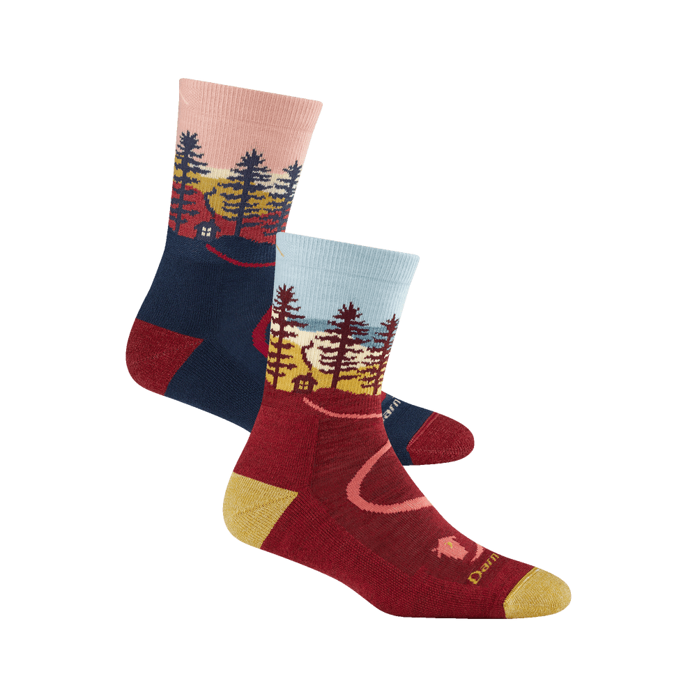 Bundle image of 5013 Northwoods sock in Dawn and Berry colorways 2-pack