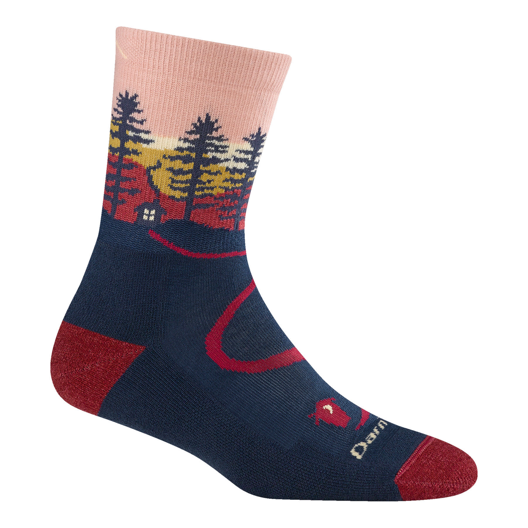darn tough Women's Limited Edition Northwoods Micro Crew Midweight Hiking Sock