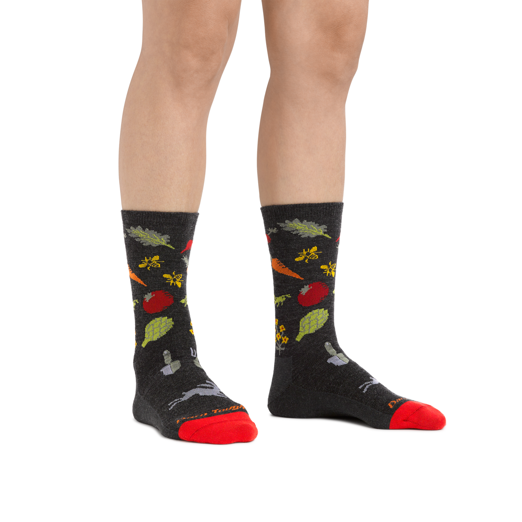 Darn Tough Women's Fable Crew Lifestyle Socks- Charcoal