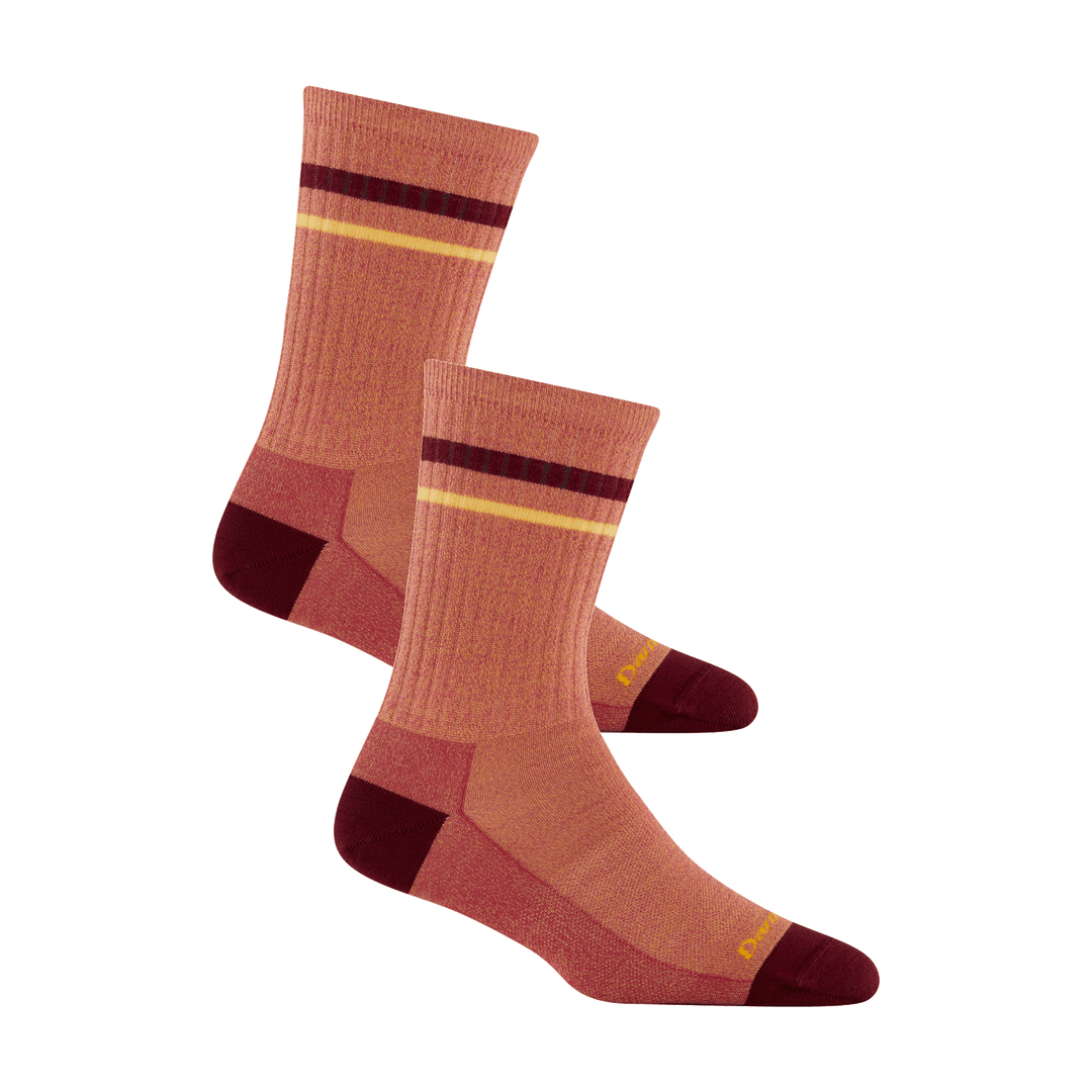 image of 2 6064 Twisted Lifestyle crew in Mango colorway