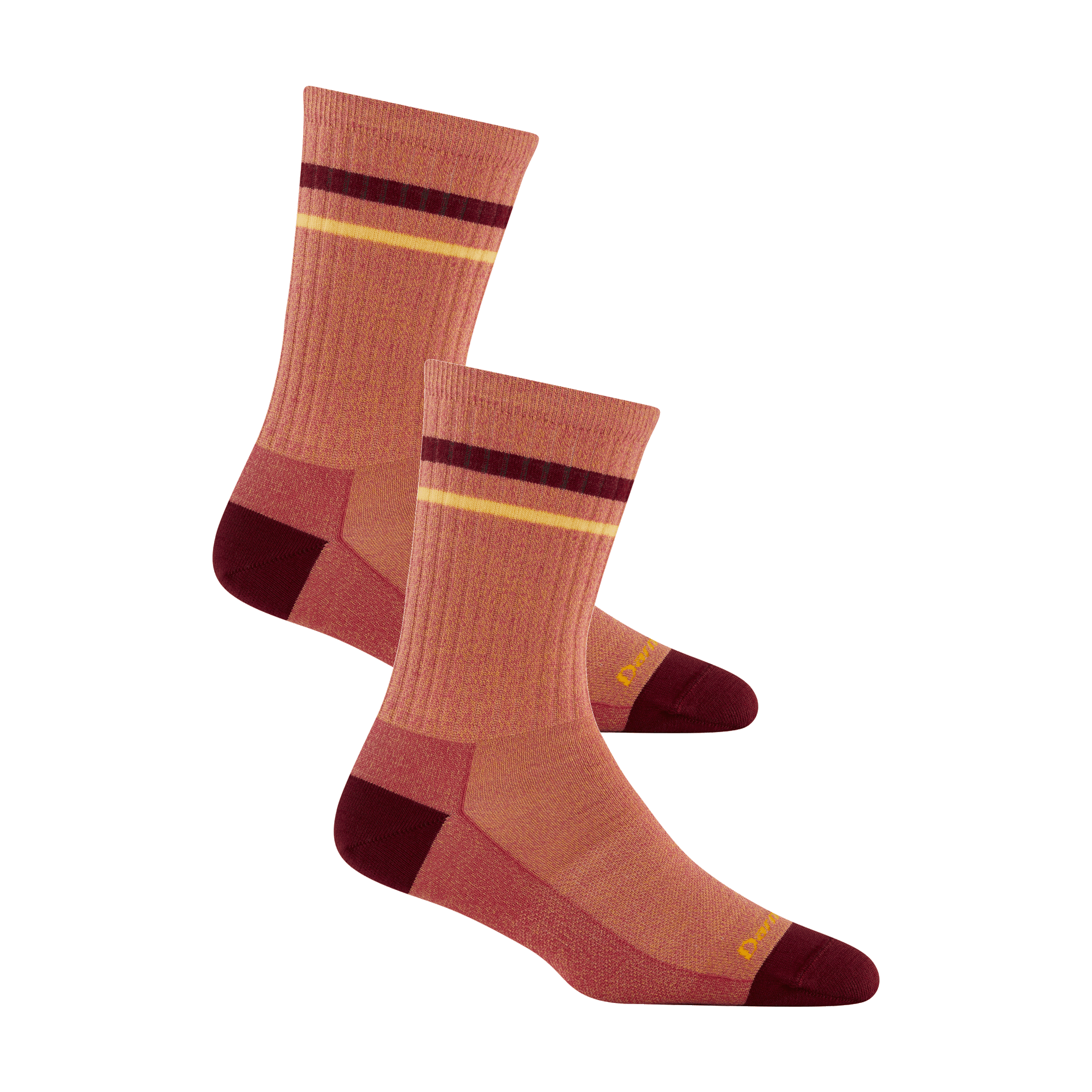 image of 2 6064 Twisted Lifestyle crew in Mango colorway