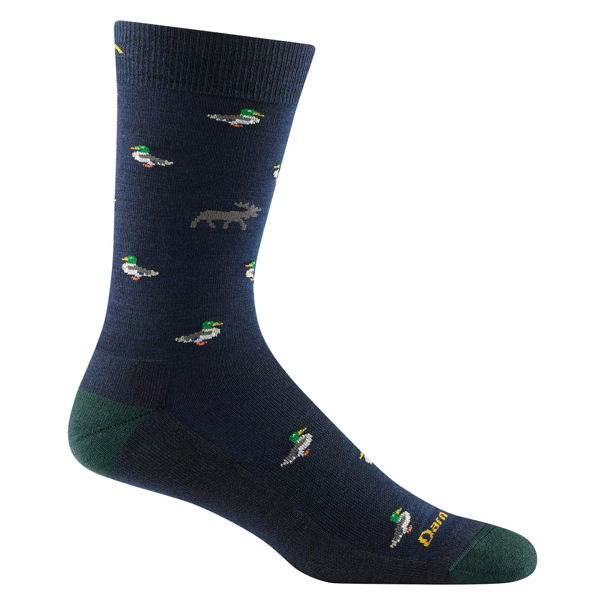 Darn Tough (Style 1474) Men's The Standard Lifestyle Sock - Black, Large : Darn Tough Vermont Men\u0027s The Standard Mid-Calf