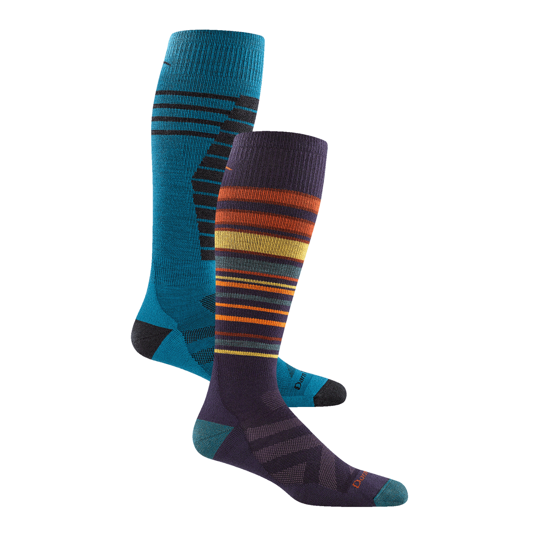 darn tough Men's Midnight Ski & Snowboard 2-Pack