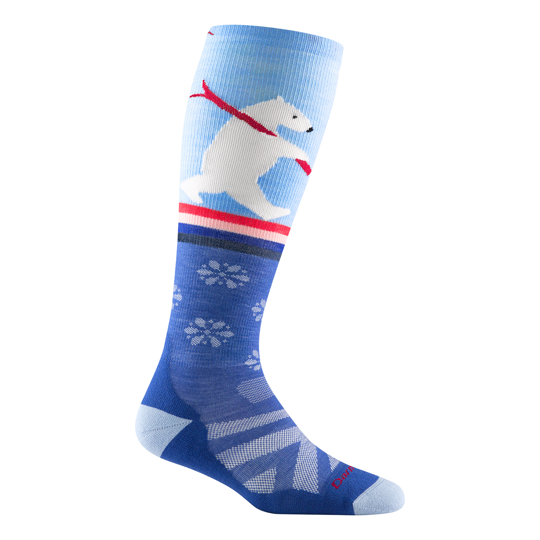 darn tough Women's Due North Over-the-Calf Midweight Ski & Snowboard Sock-Last Chance