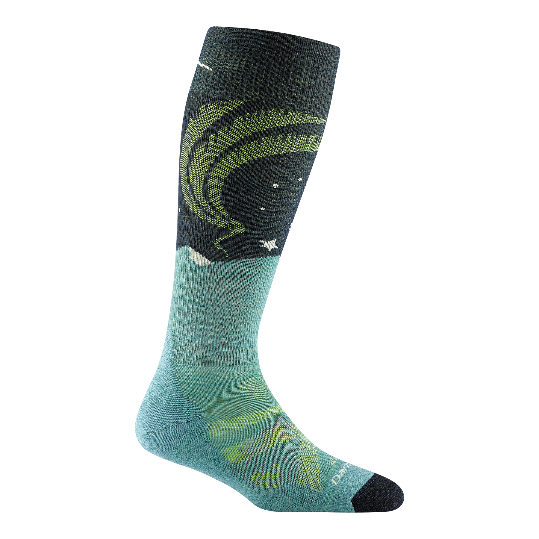 darn tough Women's Aurora Over-the-Calf Lightweight Ski & Snowboard Socks