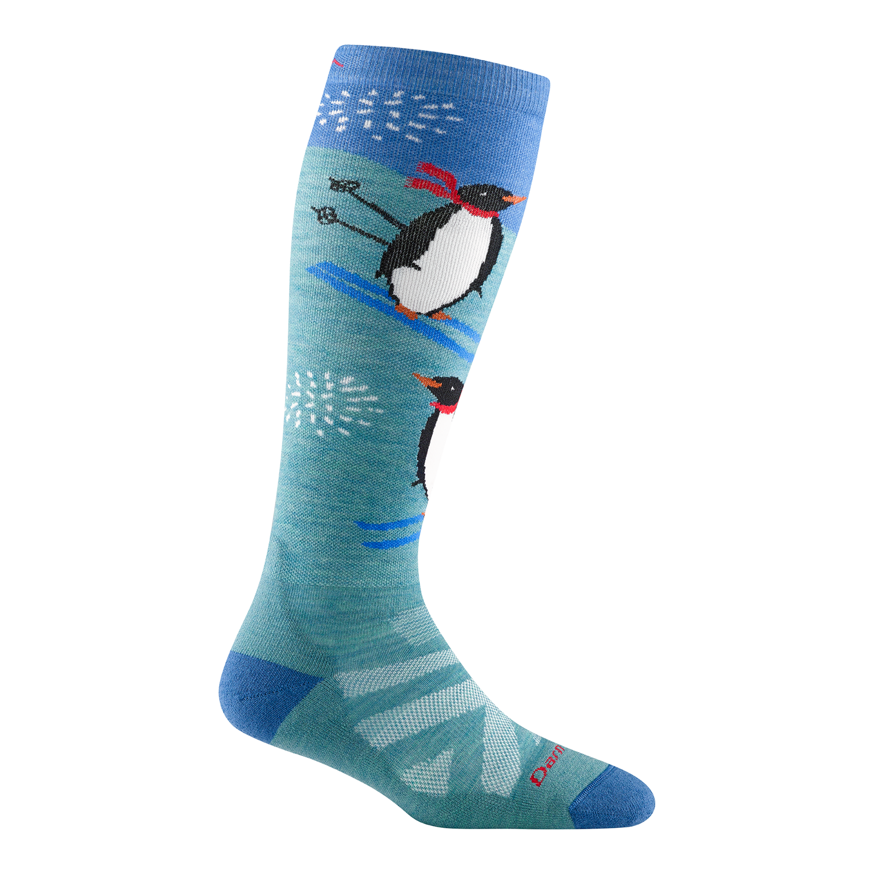 darn tough Women's Penguin Peak Over-The-Calf Midweight Ski & Snowboard Sock-Last Chance