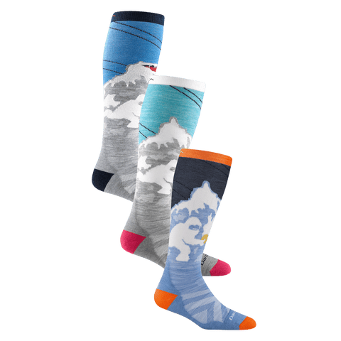 Yeti Over-the-Calf Midweight Ski & Snowboard Multi-Pack – Darn Tough