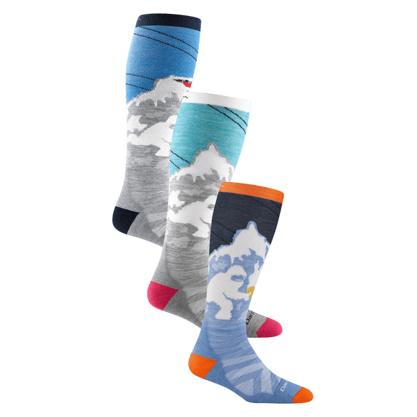Yeti Over-the-Calf Midweight Ski & Snowboard Multi-Pack – Darn Tough