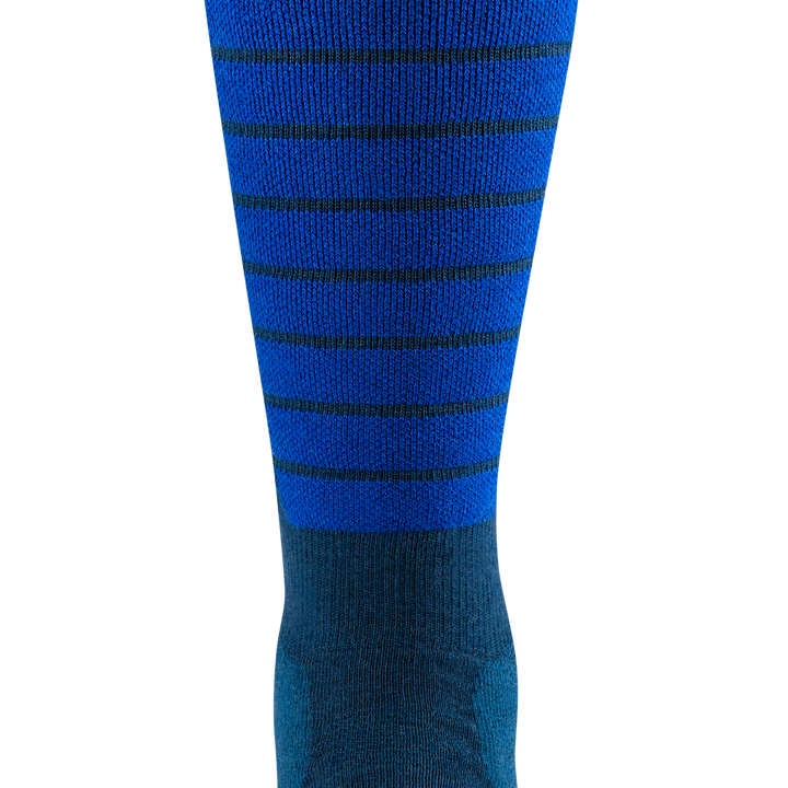 close up of front shin pad on the 8044 Function X in Dark Teal