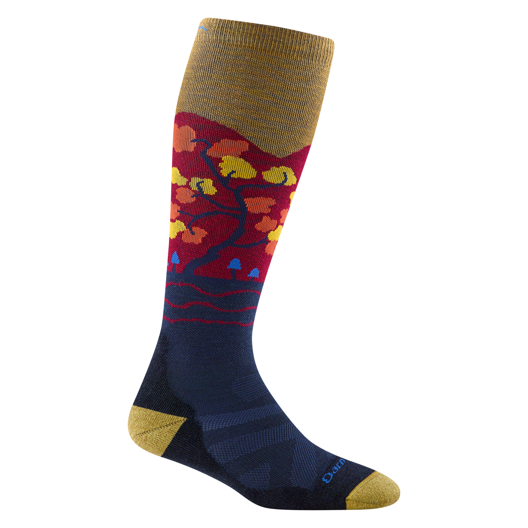 darn tough Women's Enchanted Over-the-Calf Midweight Ski & Snowboard Socks