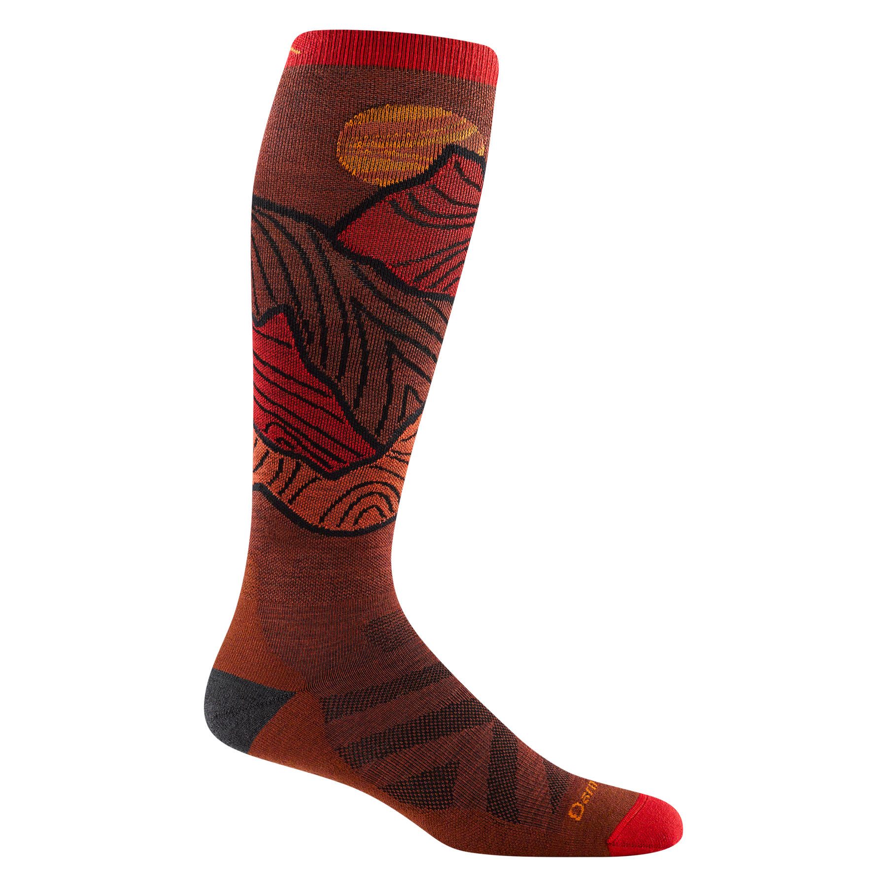 darn tough Men's Titan Over-the-Calf Lightweight Ski & Snowboard Sock-Last Chance