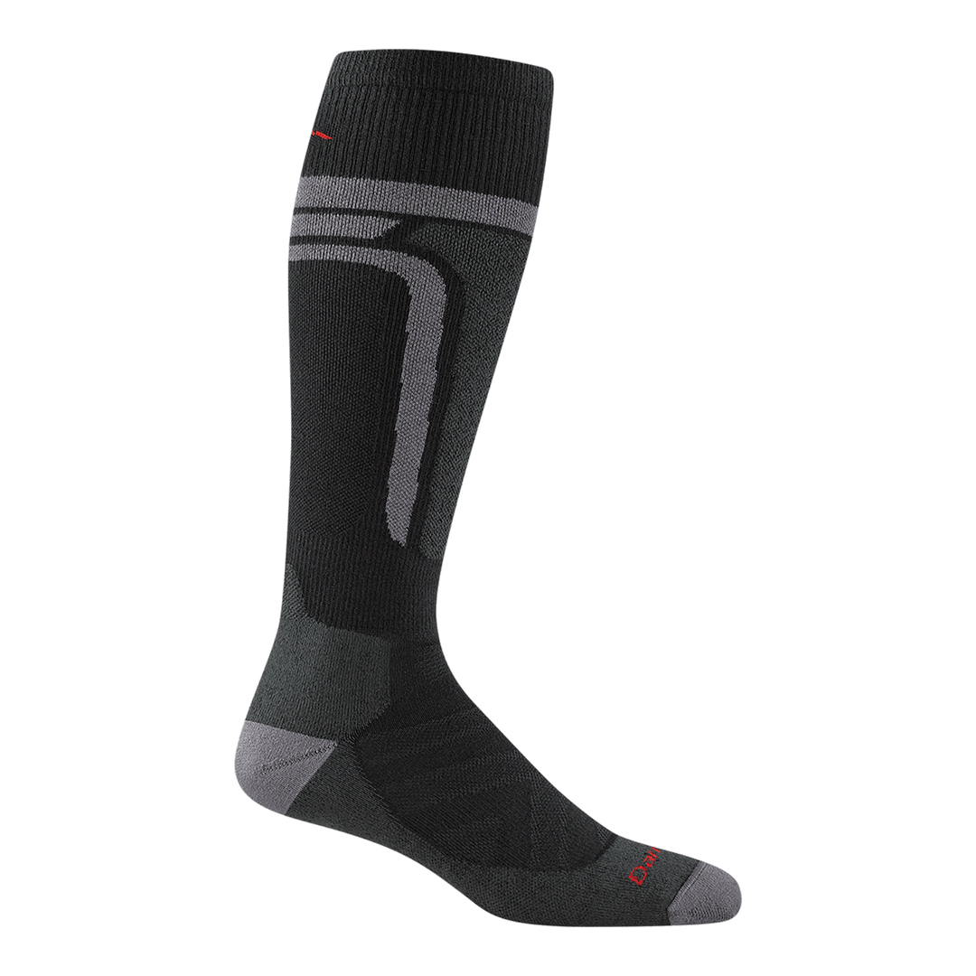 8058 Thermolite edge in black featuring gray heel/toe, stripe around the cuff and stripe down the leg around the shin pad