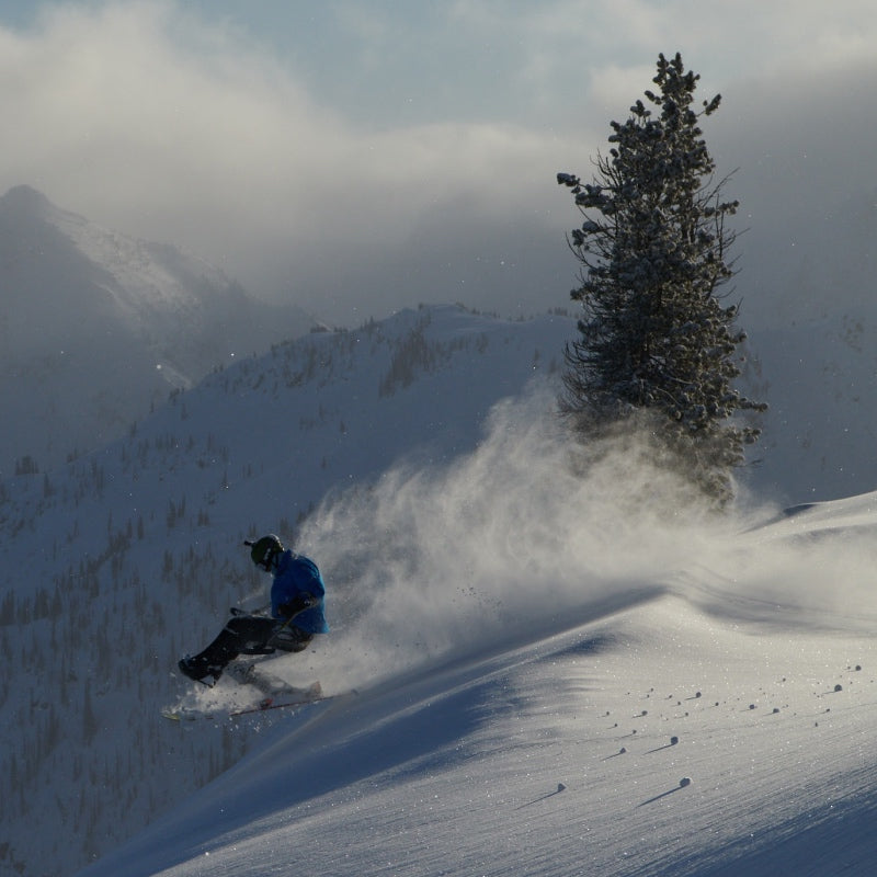 Pro athlete Trevor Kennison making an incredible jump on his sit ski