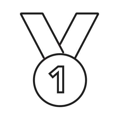 A first place ribbon