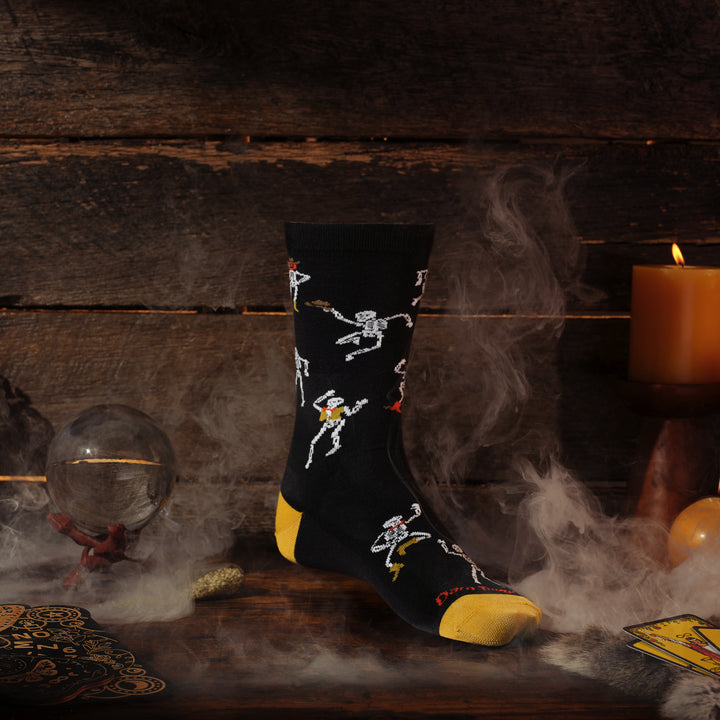 6222 Bone ranger crew in black profile shot with smoke around it, candles cards and glass ball