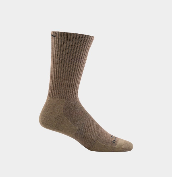 Micro Crew tactical sock in desert tan, great for 6 in boots