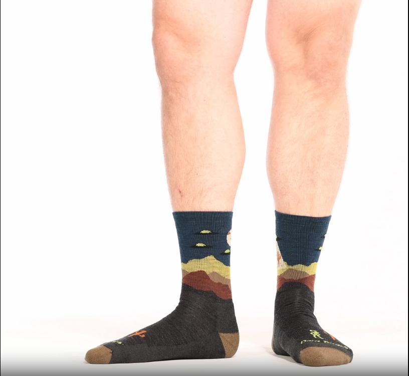 Men's Spaced Out Micro Crew Lightweight Hiking Socks