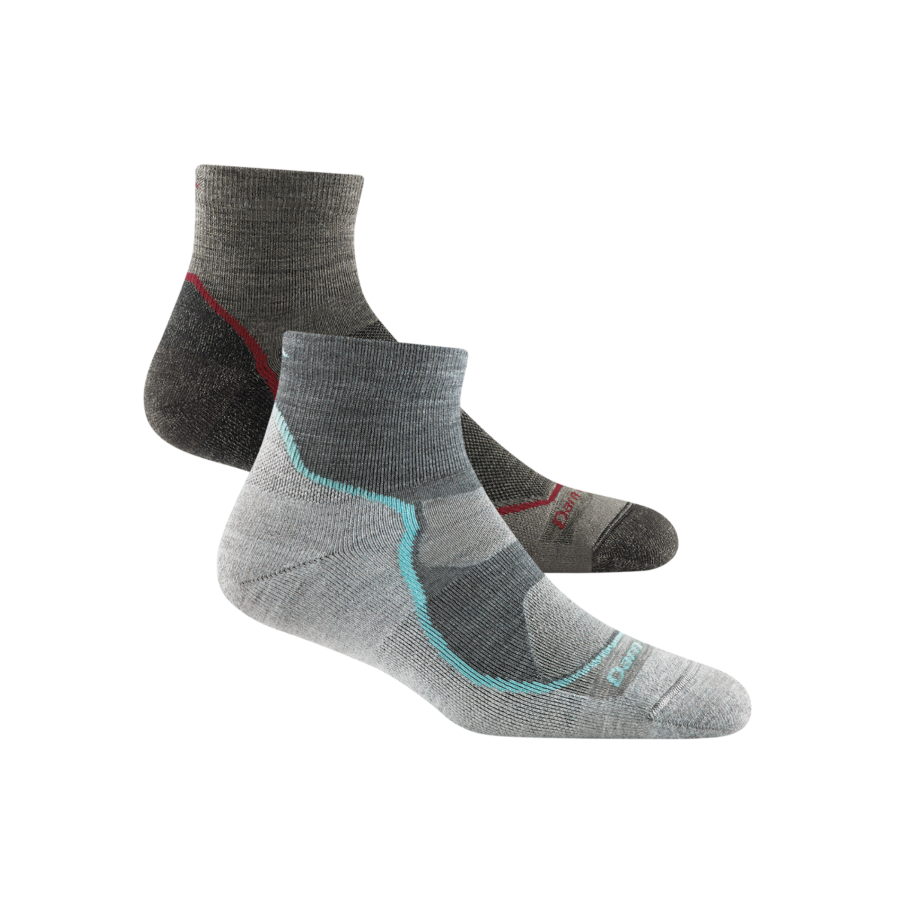 darn tough Men's and Women's Hiker 1/4 Sock 2-Pack