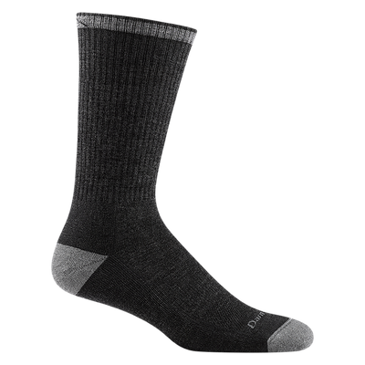 2001 men's john henry boot work sock in color dark gray with light gray toe/heel accents and darn tough forefoot signature